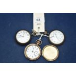 Three pocket watches