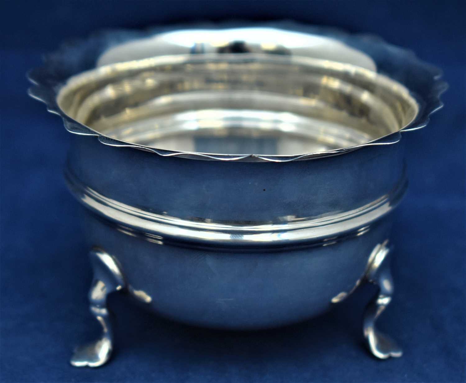 George VI silver bowl