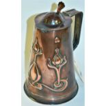 Arts & Crafts copper jug