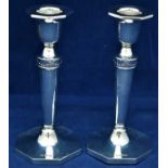 Pair of Elizabeth II candlesticks