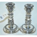 Plated candlesticks