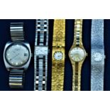 Five wristwatches