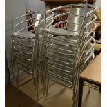 metal chairs
