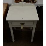 White painted small table