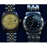 Swiss Balance and Rolex style wristwatches