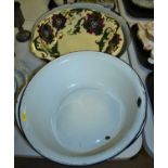 Enamel and Foley wash bowls