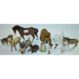 Ceramic animal figurines