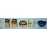 Doulton Lambeth miniature jugs and other items