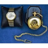 Rotary pocket watch and Pulsar wristwatch