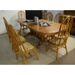 Dining table and chairs