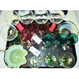 Coloured glassware