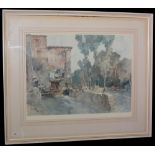 After Sir William Russell Flint P.R.A., R.S.W., R.E., "The Mill Barbaste", limited edition, colour