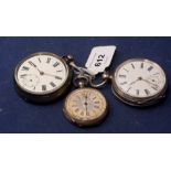 Three pocket watches