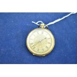 18ct fob watch