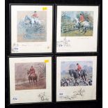 "Snaffles" (Charles Johnson Payne), "The Huntsman" and other similar reproduction sporting prints,