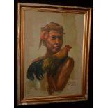 Tatang Koentjoro oil painting