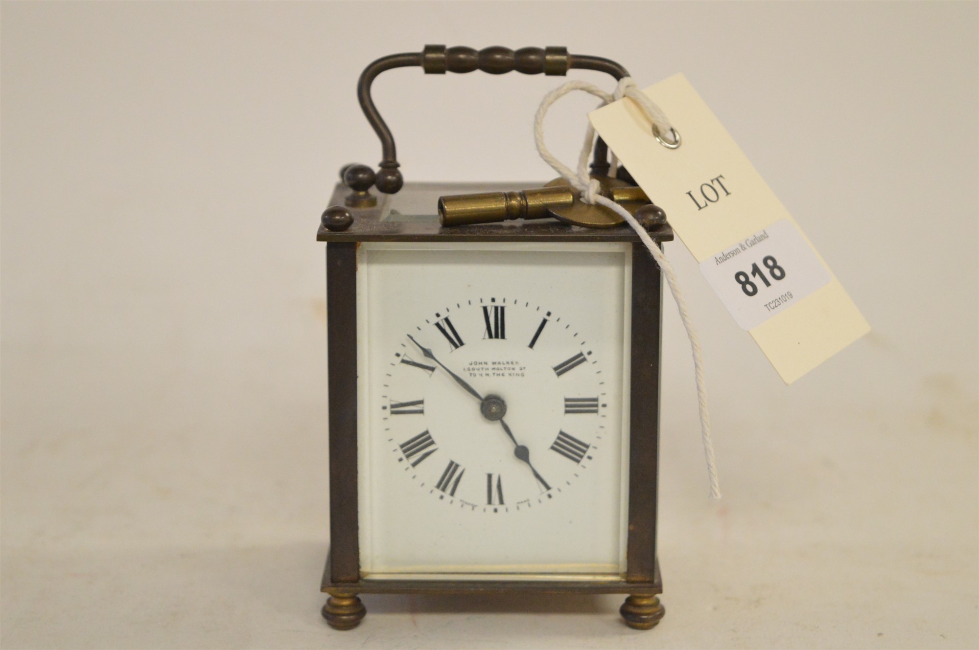 Carriage clock.