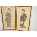 Japanese prints of ladies