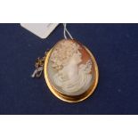 Cameo brooch