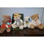 Five Harrods teddies