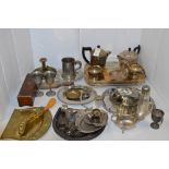 Silver plate and brassware