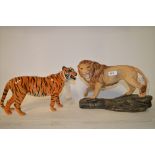 Two Beswick big cats