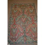 Kashmiri hand-stiched chain rug.
