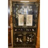 A modern chinoiserie display cabinet.