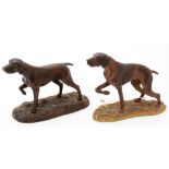 Two figures of pointers