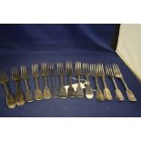 Silver table forks
