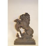 Cast iron lion