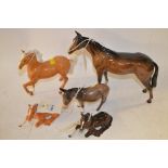 Five Beswick animals