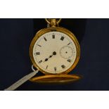 18ct gold pocket watch