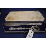 Victorian silver fish servers