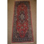 A small Persian style rug