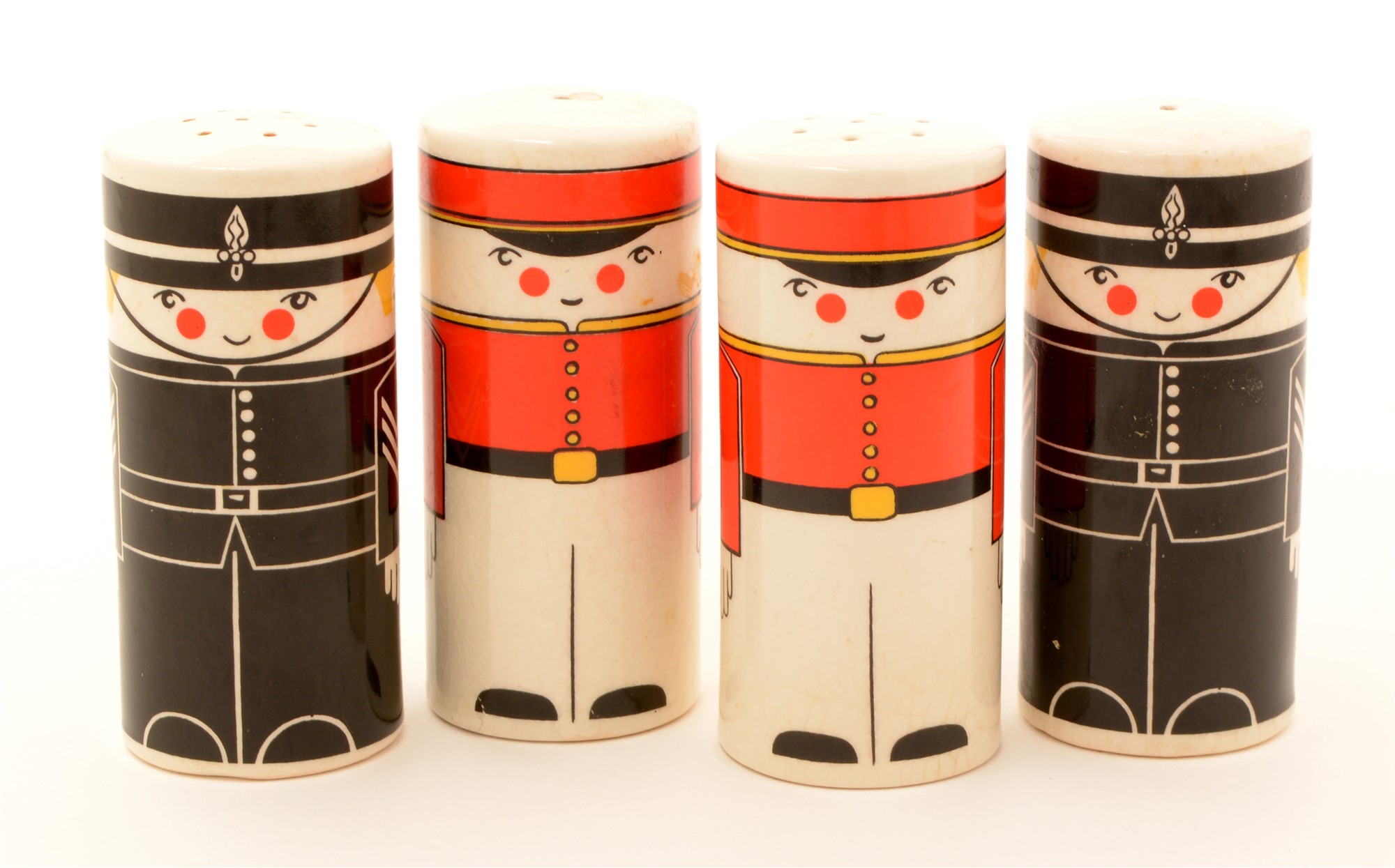 Two pairs of salt and pepper pots. - Image 2 of 18