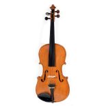 3/4 Size German Amati style Violin, and cases