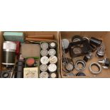 Miscellaneous Leica-made and Leica-compatible photographic accessories.