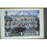 Signed Newcastle United poster