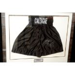 Joe Calzaghe signed shorts