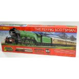 An 00-gauge 'Flying Scotsman' train set by Hornby.