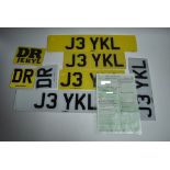 Number plate J3YKL