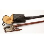 A George VI officer's sword by Wilkinson Sword, the pierced basket hilt with bound shagreen grip,