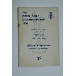 Open Golf Programme