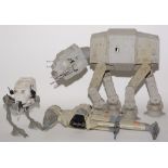 Star Wars walkers and other items.