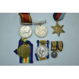 First and Second World War medals