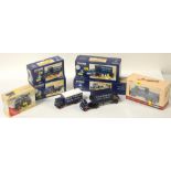 Limited edition die-cast model road haulage vehicles.