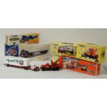 Limited edition die-cast model road haulage vehicles by Corgi.