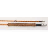 Hardy Bros. two-piece split-cane fly rod.