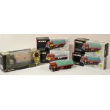 Limited edition die-cast model road haulage vehicles by Corgi.